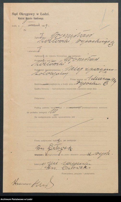 Obraz 3 z jednostki "Bronisław Kozłowski - sklep spożywczo-kolonialny"