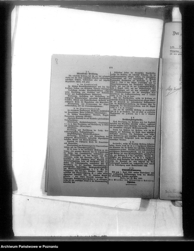 Obraz 11 z jednostki "Bildung einer Genossenschaft zur Entwässerung der Wiesen am Trojanowoer Fliesse im Kreise Obornik"