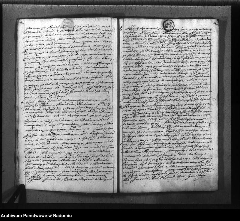 image.from.unit.number "Księga urzędnika stanu cywilnego gminy Głowaczowskiey z roku 1817"