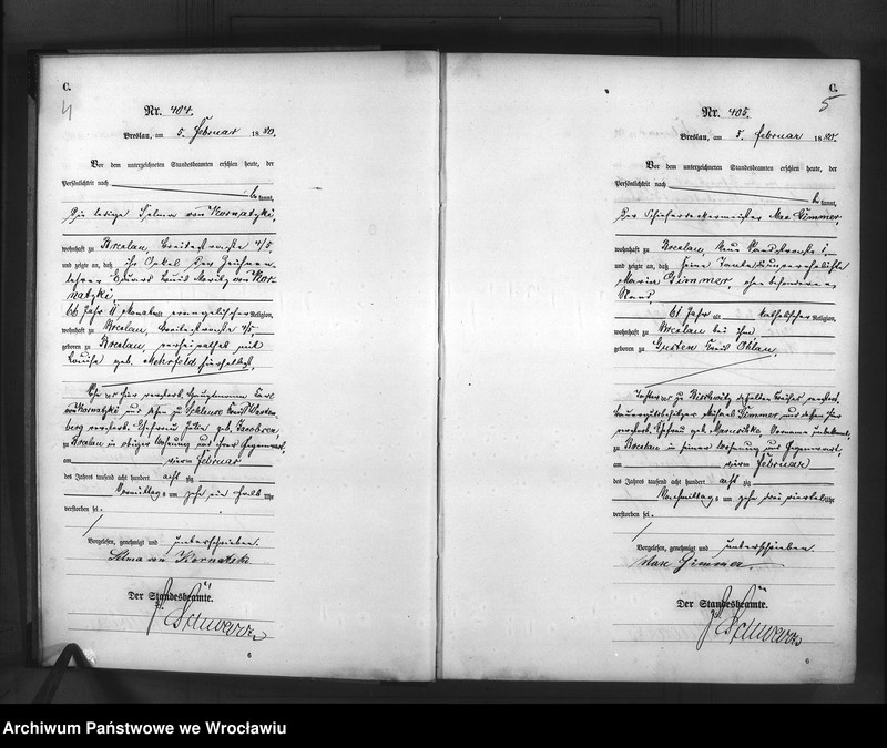 image.from.unit.number "Sterbe-Haupt-Register Breslau I 1880 Band 2"