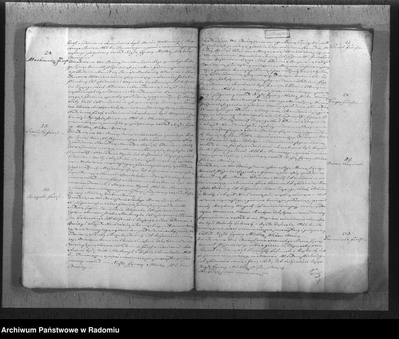 Obraz 7 z jednostki "[Duplikat akt urodzonych, zaślubionych i zmarłych parafii Brzóza w roku 1850]"