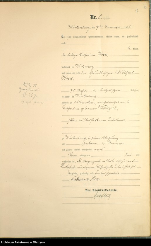 image.from.unit.number "Sterbe-Haupt-Register Nr 1 - 125"