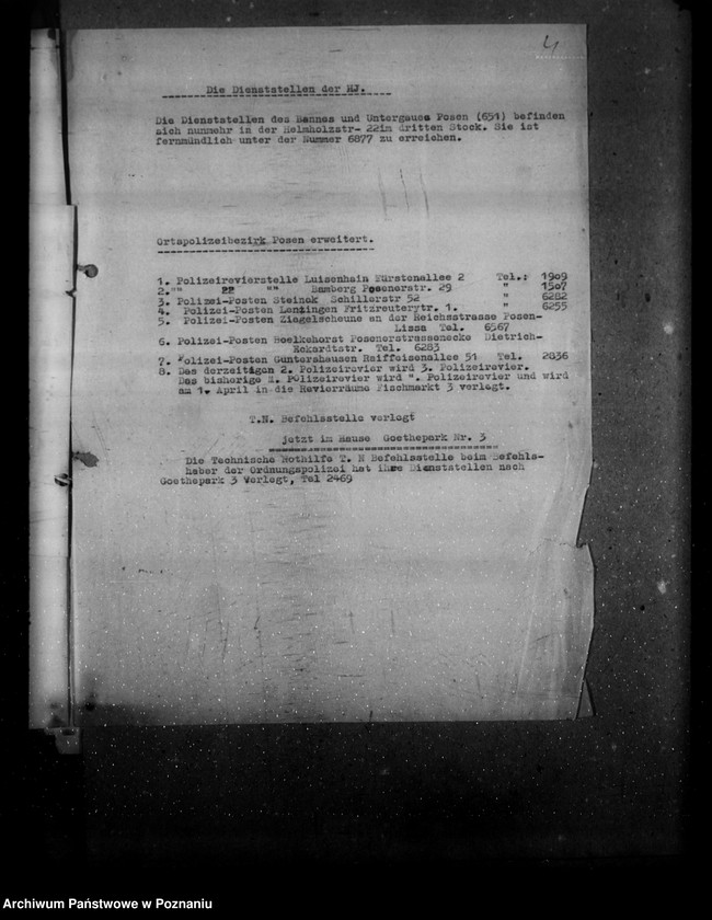 Obraz 8 z jednostki "Landratsämter, Landjahrlager, Kreisjägermeister (adresy)"