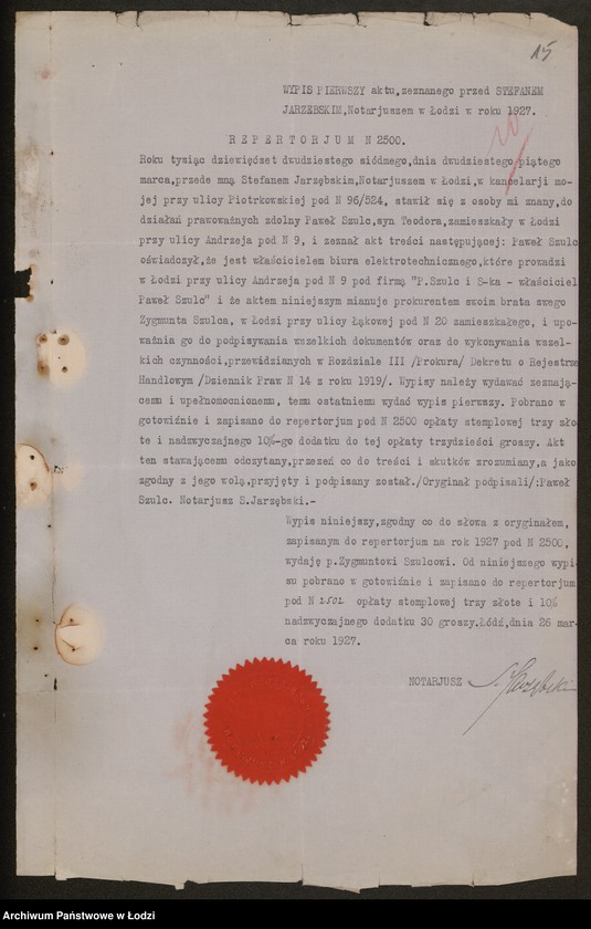 Obraz 17 z jednostki "Paweł Szulc i S-ka - biuro elektrotechniczne"