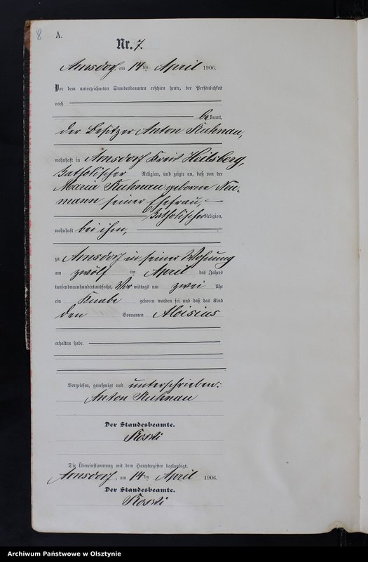 image.from.unit.number "Geburts Neben-Register Nr.1-41"