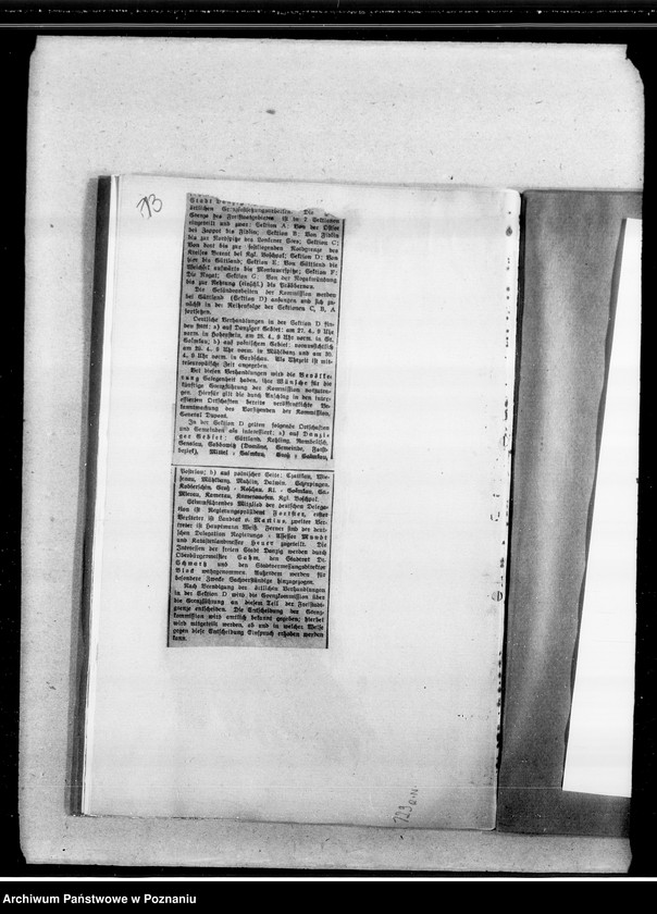 Obraz 18 z jednostki "Sprawa granic niepodległej Polski [wycinki prasowe z gazety "Danziger Allgemeine Zeitung"]"