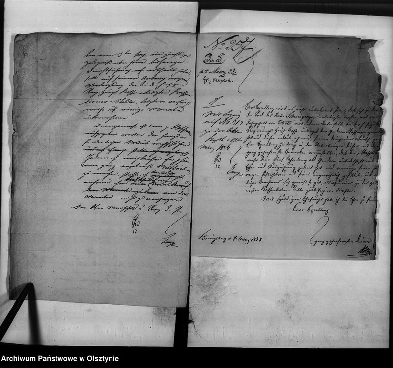 image.from.unit.number "Anstellung des Gensdarm Hoffmann [Johann Friedrich] als Regierungs-Haupt Kassesdiener"