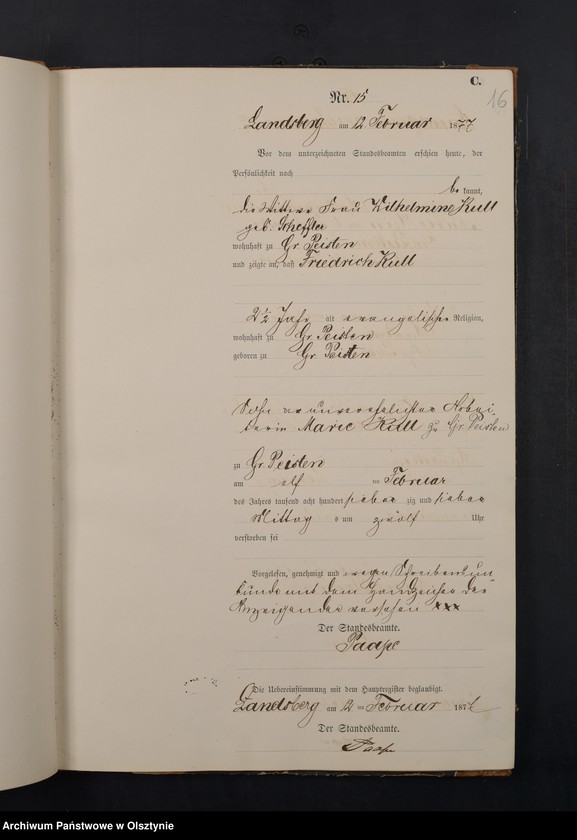 image.from.unit.number "Sterbe-Neben-Register Nr 1 - 101"