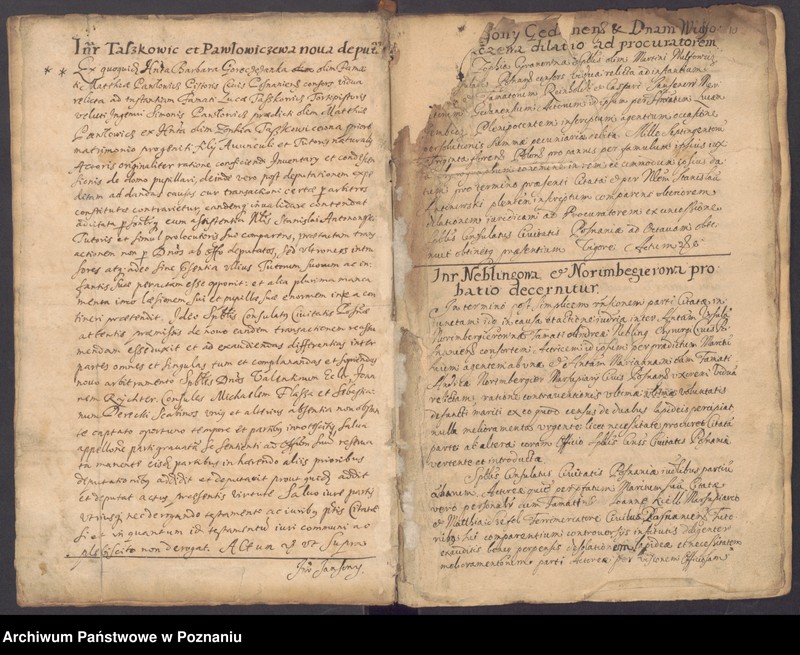 Obraz 14 z jednostki "Protocolon officii consularis Posnaniensis."