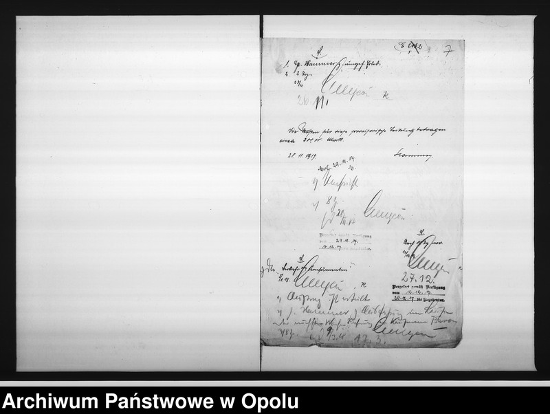 Obraz 10 z jednostki "[Ausschuss für Kriegsaufklärung - rachunki, korespondencja w sprawie pociągnięcia prądu w szkole]"
