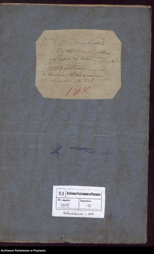 Obraz 2 z jednostki "Liber duplikatus Baptisatorum, Copulatorum et Mortuorum."