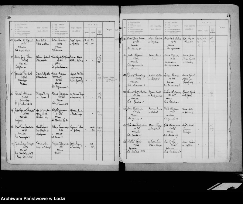 Obraz 14 z jednostki "Ksiega ślubów"