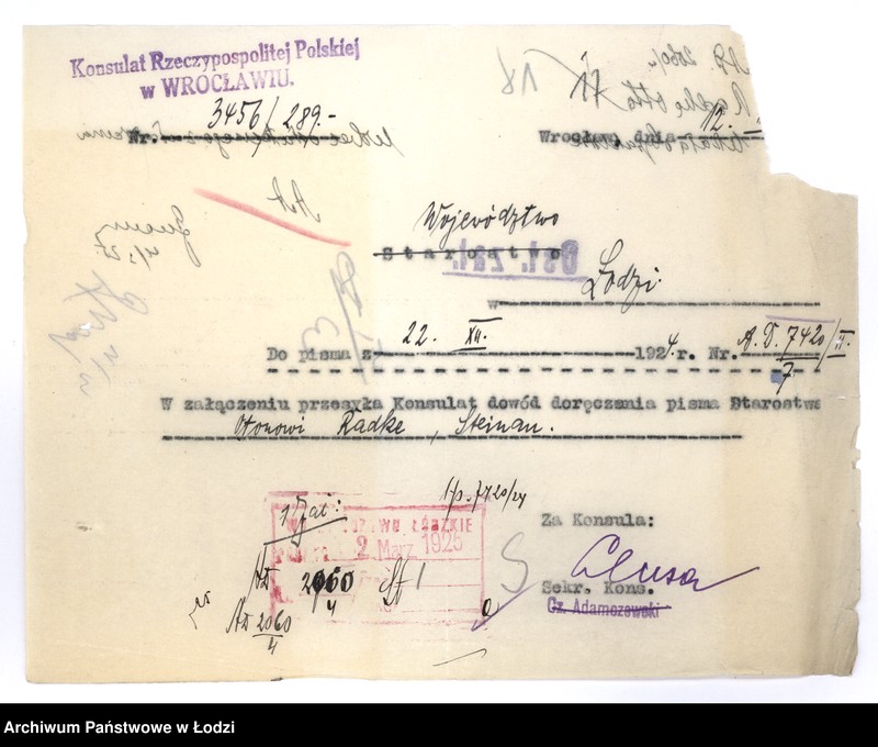 Obraz 19 z jednostki "Nadanie obywatelstwa 2060-8430, 222-429"