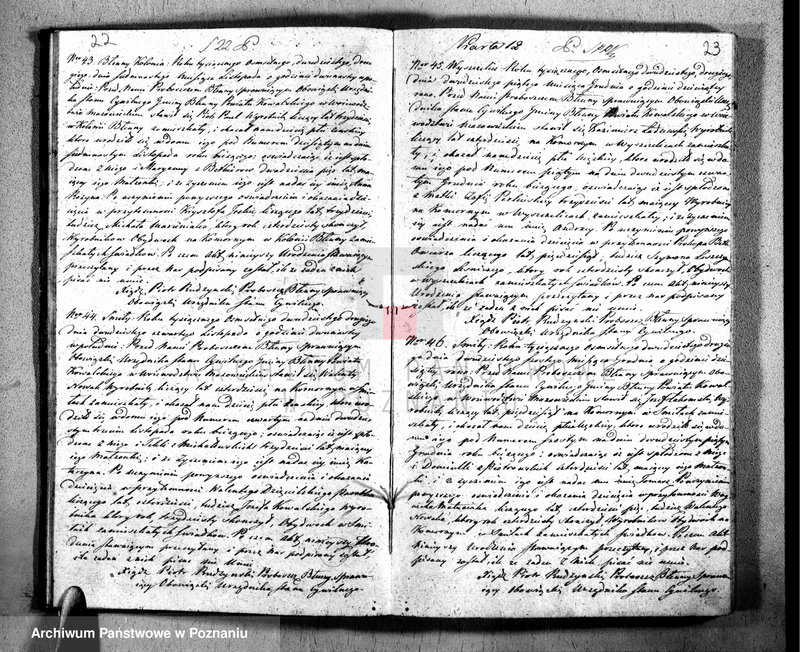 Obraz 13 z jednostki "Akta urodzeń, małżeństw, zgonów i zapowiedzi"