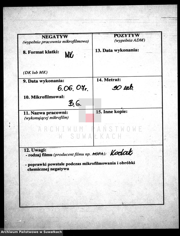 Obraz 3 z jednostki "Duplikat aktov o rodivšichsja, brakosočetavšichsja i umeršich Evangeličesko-Augsburgskago prichoda v gor. Suvlkach na 1897 g."