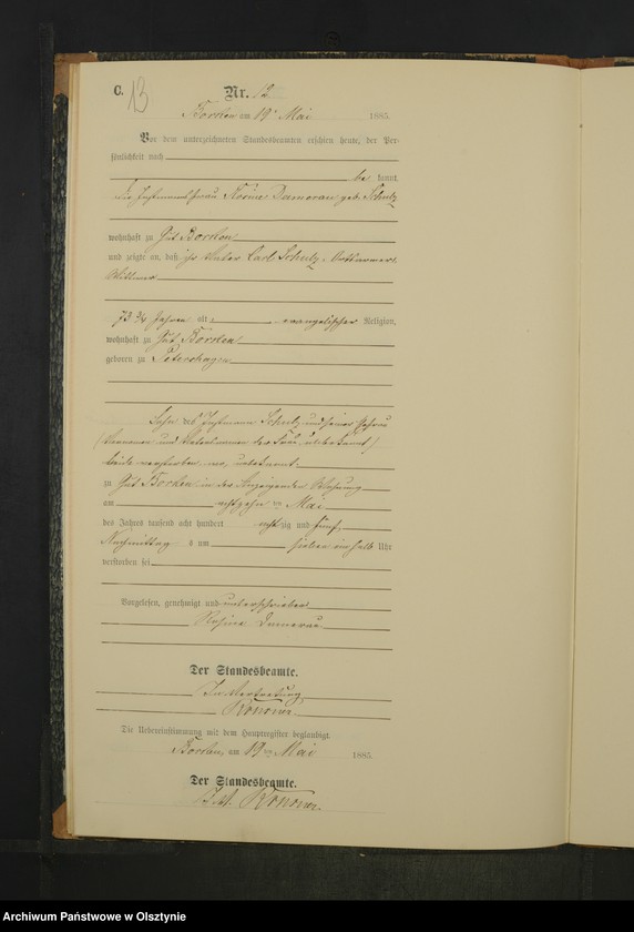 image.from.unit.number "Sterbe-Neben-Register Nr 1 - 23"