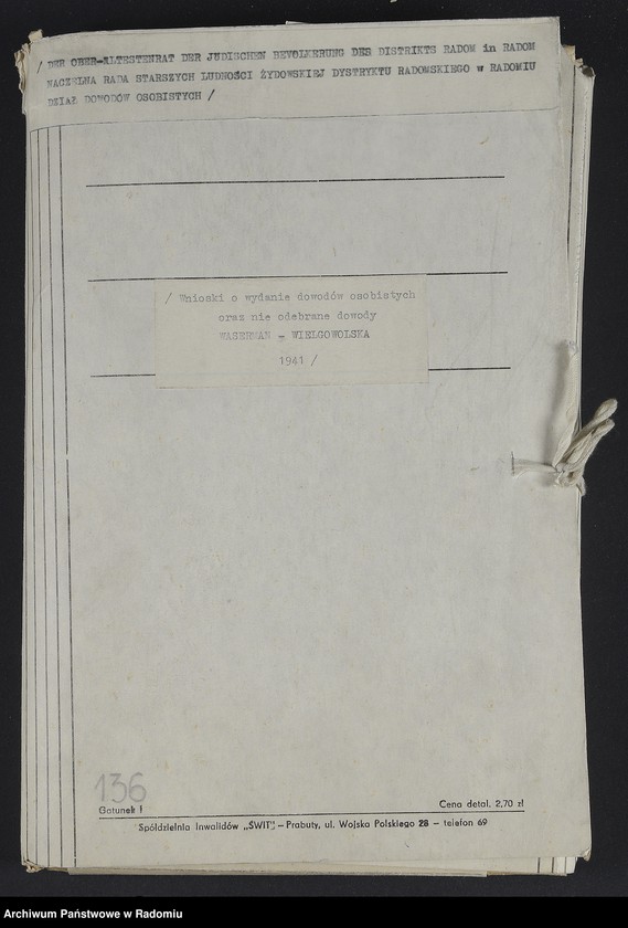 image.from.unit.number "[Wnioski o wydanie dowodów osobistych oraz nie odebrane dowody Waserman - Wielgowolska]"