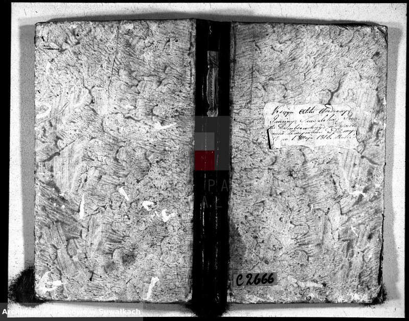 image.from.unit.number "Księga aktu urodzonych gminy suwalskiey, powiatu dąbrowskiego w departamencie łomżyńskim od dnia 1 maja 1815 do 1 maja 1816"