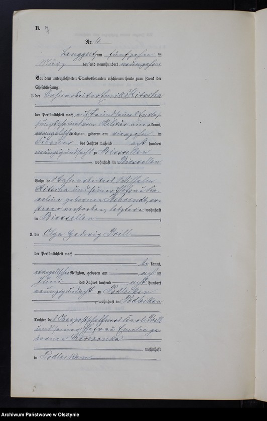 image.from.unit.number "Heirats-Neben-Register Nr 1 - 27"
