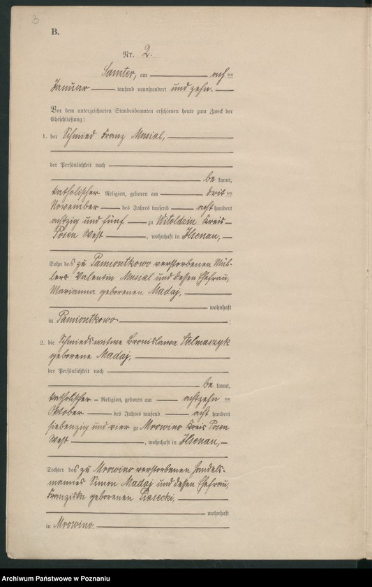 Obraz 6 z jednostki "Heirats-Haupt-Register"