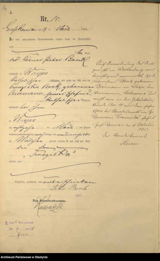 image.from.unit.number "Geburts-Haupt-Register Nr 1 - 83"