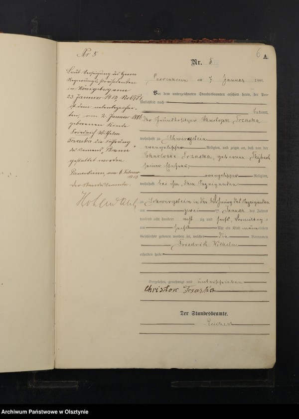 image.from.unit.number "Geburts-Haupt-Register Nr 1 - 257"