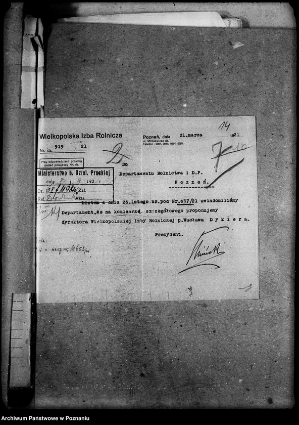 Obraz 18 z jednostki "Sprawy prawne Komisarz Państwowy do przyjęcia Zarządu Cywilnego i rozrachunku z Niemcami"