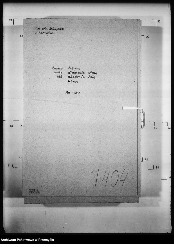 image.from.unit.number "[Kopie ksiąg metrykalnych parafii Wierzchomla Wielka z filiami Wierzchomla Mała, Zubrzyk (dekanat Muszyna)]"