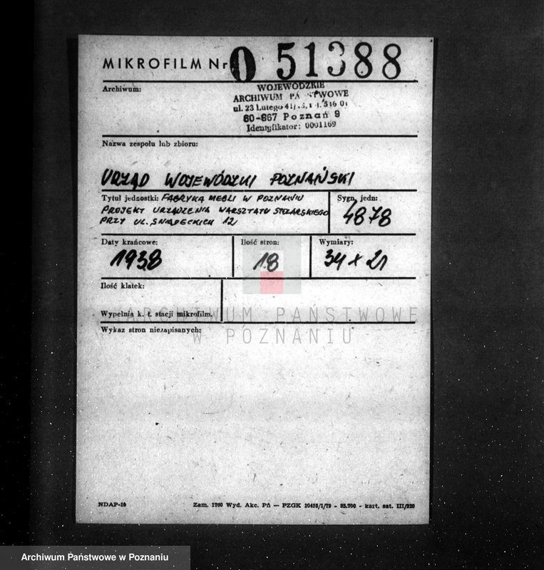 image.from.unit.number "Fabryka mebli w Poznaniu projekt urządzenia warsztatu stolarskiego przy ul. Śniadeckich 12"