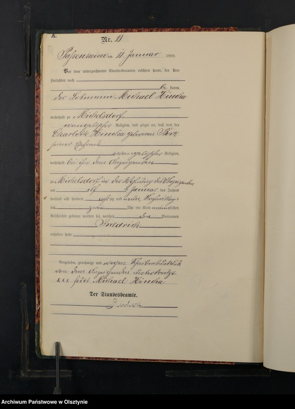 image.from.unit.number "Geburts-Haupt-Register Nr 1 - 260"