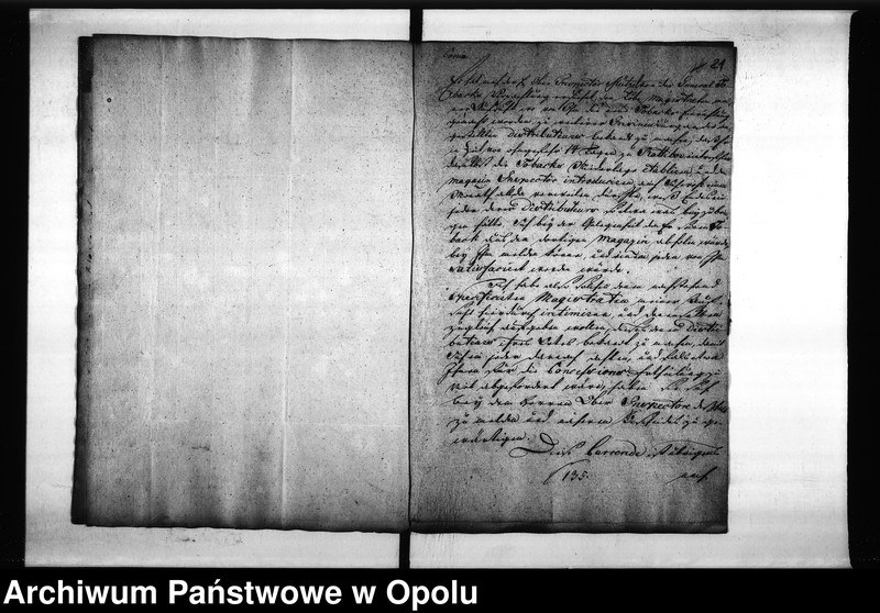 Obraz 19 z jednostki "Acta des Magistrats zu Oppeln von Anstellung und Vereidung der Tabaks Distributeure ingleichen Denunciationen"