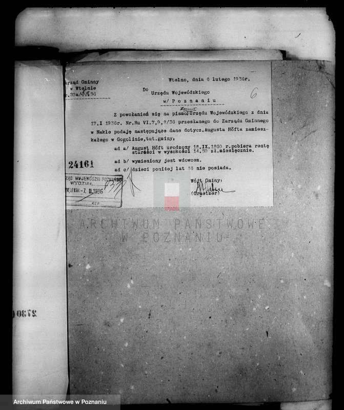 Obraz 10 z jednostki "Rozrachunek z gminą Nakło odnośnie rozparcelowanych obszarów dworskich Trzeciewnica i Koziagóra oraz części majątku Dębowo i Chrząstowo powiatu wyrzyskiego"