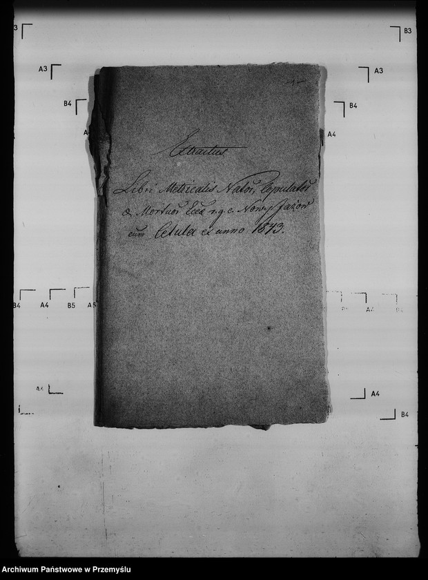 Obraz 5 z jednostki "[Kopie ksiąg metrykalnych parafii Jazów Nowy z filią Cetula (dekanat Jaworów)]"