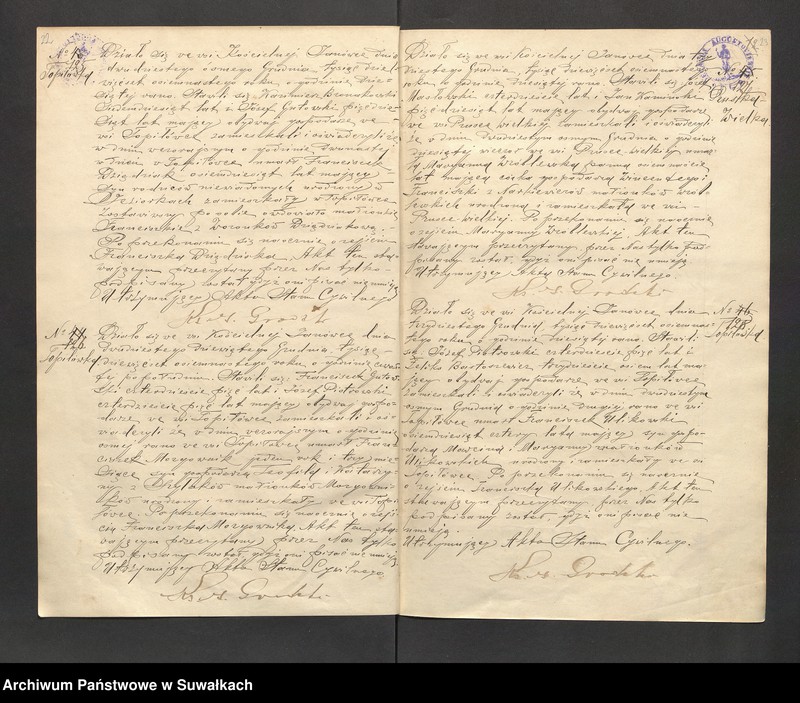 image.from.unit.number "[Księga akt zgonów parafii rzymskokatolickiej w Janówce z lat 1918-1924]"