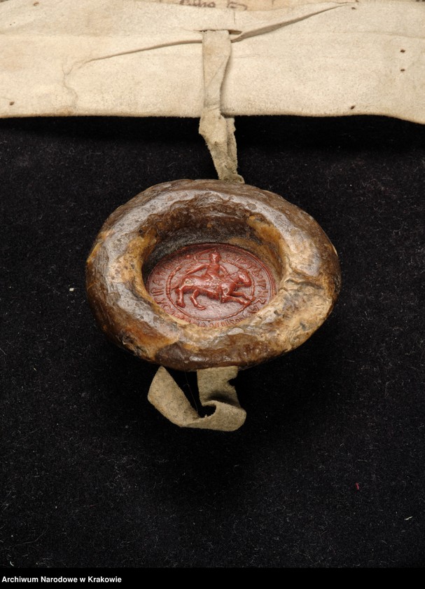 image.from.unit.number "Bolesław zwany Świdrygiełło książę Olgierdowicz przyrzeka dopełnić i dochować warunków poręczenia, które brat jego Władysław II Jagiełło król polski, złożył"