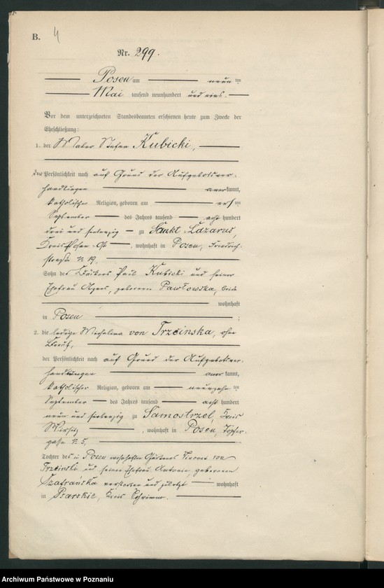 Obraz 7 z jednostki "[Księga małżeństw t. II]"