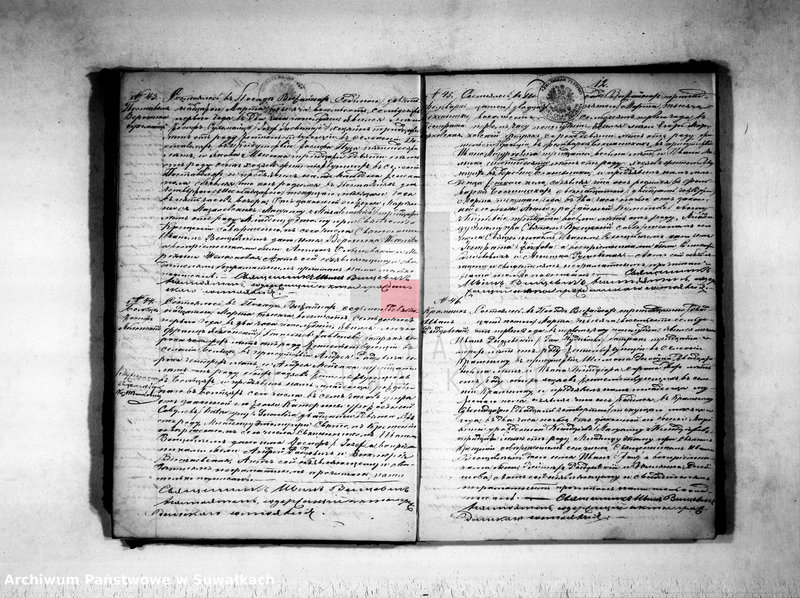 Obraz 14 z jednostki "Duplikat uroždennych, umeršich i brakosočetavšichsja rimsko-katoličeskogo vižajnskogo prichoda za 1871god"