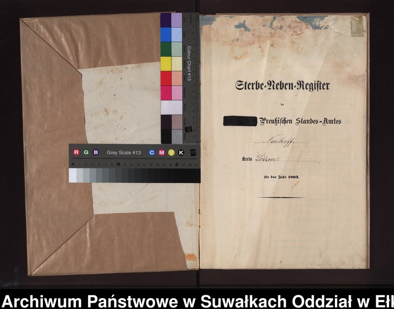 image.from.unit.number "Sterbe-Neben-Register des Preussischen Standes-Amtes Neuhoff Kreis Loetzen"