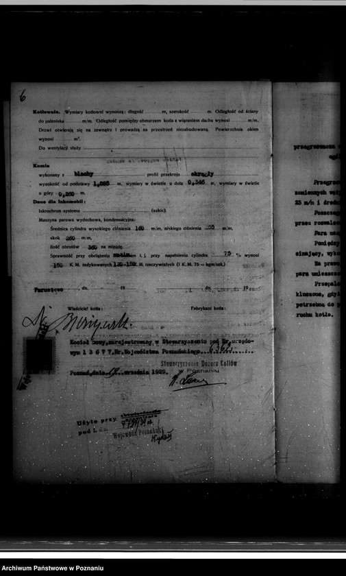 Obraz 10 z jednostki "Majątek Paruszewo powiat wrzesiński własność Dr Błociszewskiego nr woj. kotła 6362"