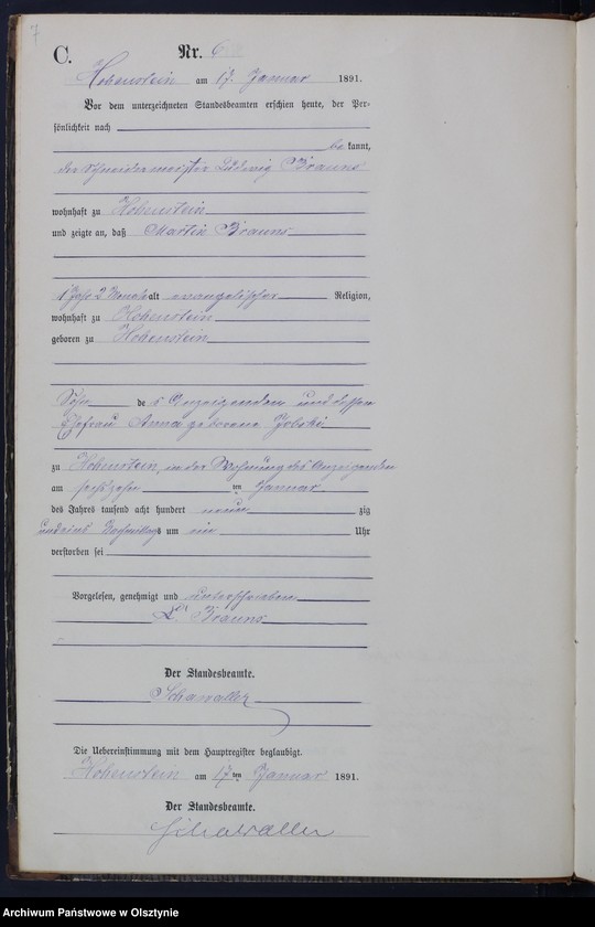 image.from.unit.number "Sterbe-Neben-Register Nr 1 - 64"