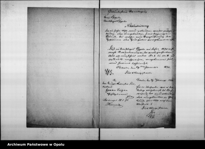 Obraz 6 z jednostki "Acta des Magistrats zu Oppeln betreffend die Einführung einer allgemeinen Gebäudesteuer Vol. II"