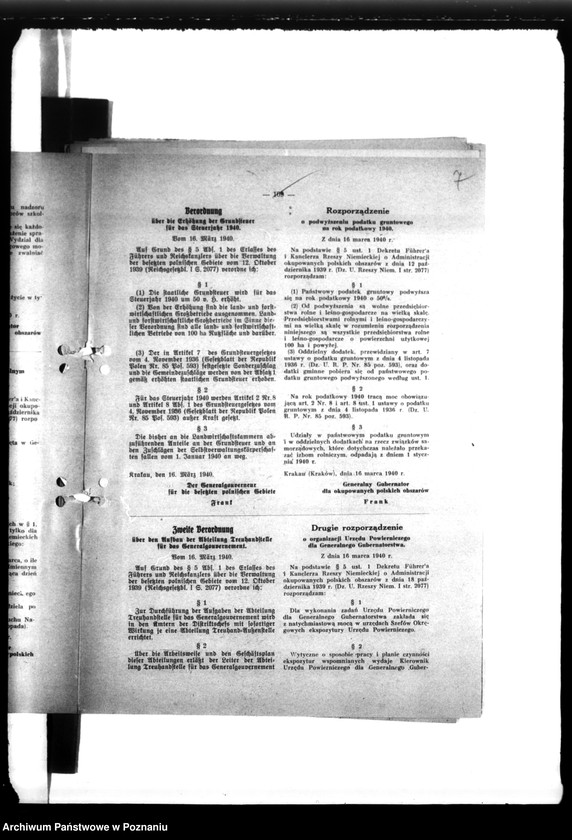 Obraz 12 z jednostki "Anordnungen, Vordrucke etc."