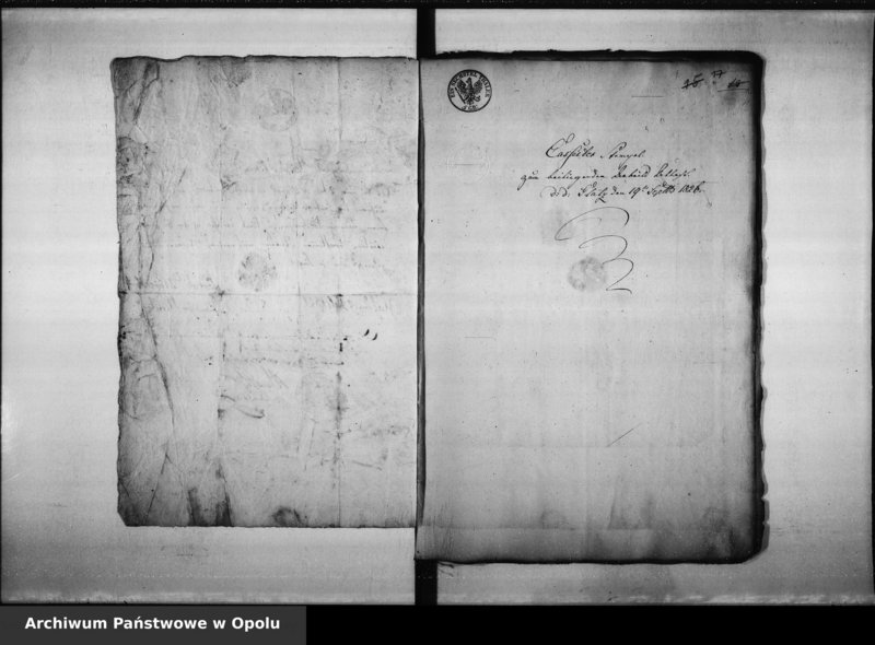 Obraz 17 z jednostki "Acta von Annahme und Vereidung der neuen Bürger bei der Stadt Oppeln"