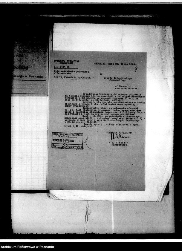 Obraz 12 z jednostki "Majątek Dziembowo powiat chodzieski dzierżawa upolowania"