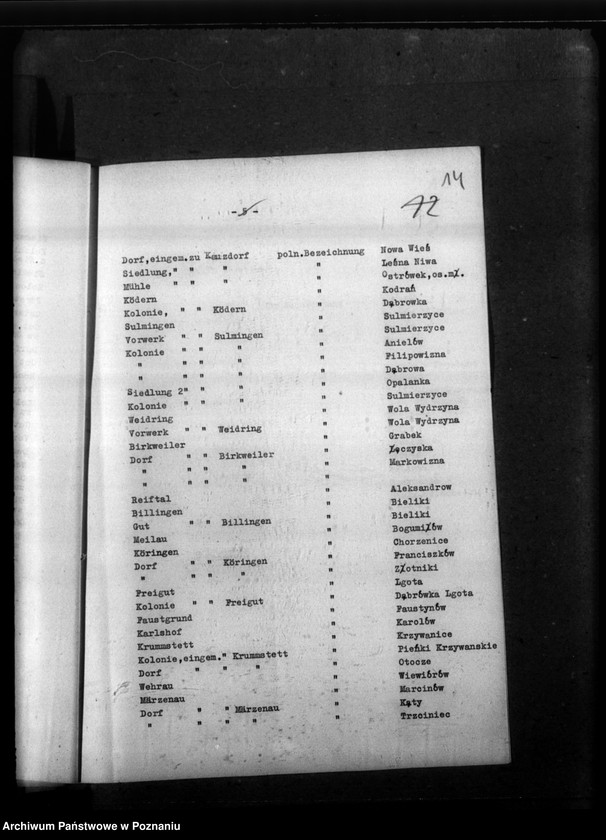 Obraz 20 z jednostki "Kreis Wielun (Wieluń). Korespondencja w sprawie miejscowych Niemców, którzy zginęli w 1939 roku"