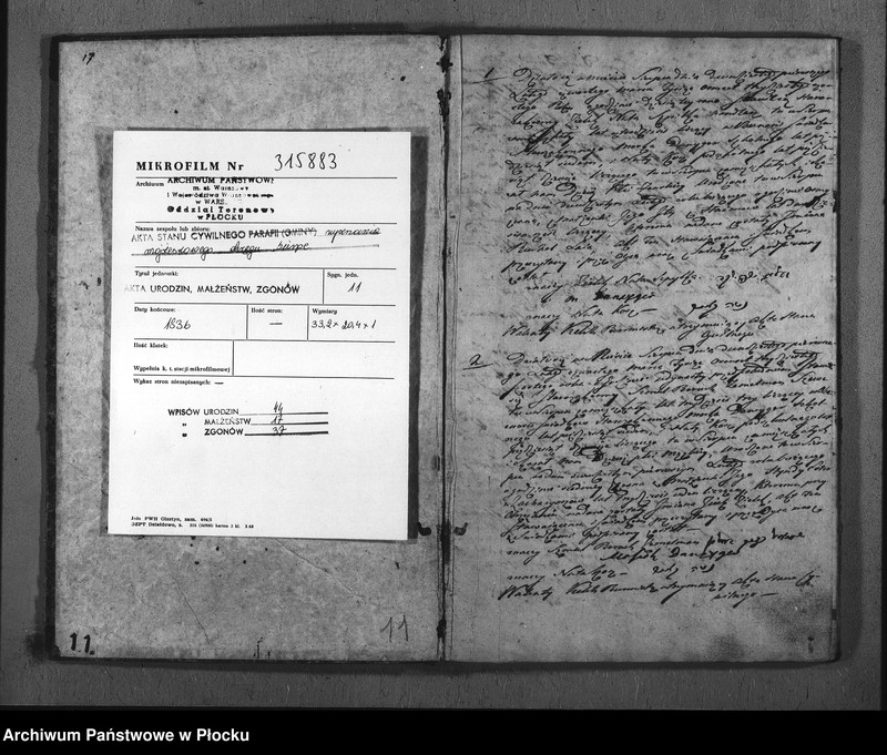 image.from.unit.number "Akta urodzeń, małżeństw i zgonów"