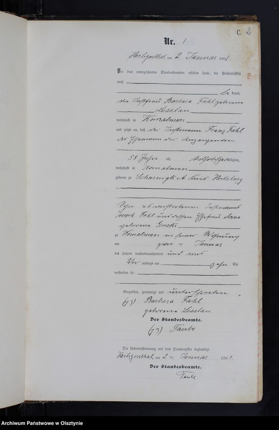 image.from.unit.number "Sterbe-Neben-Register Nr 1 - 31"