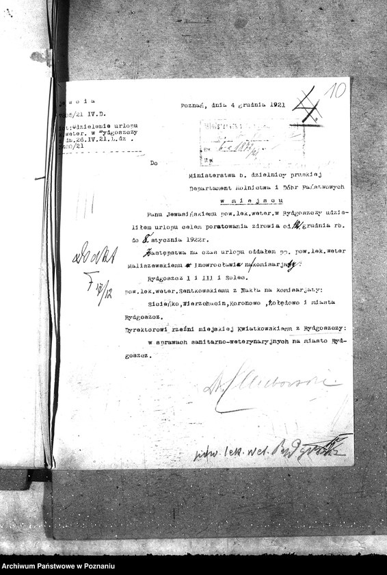 Obraz 14 z jednostki "Pow. lekarz Weterynaryjny Bydgoszcz"