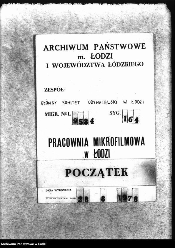 Obraz 1 z jednostki "Korespondencja Sekcji Budowlanej [z Komitetem Kontroli-rachunki, rozliczenia za wykonane prace]"