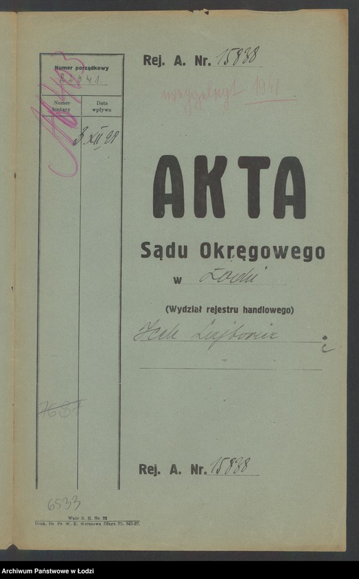 Obraz 2 z jednostki "Icek Lajbowicz – sprzedaż ryb"